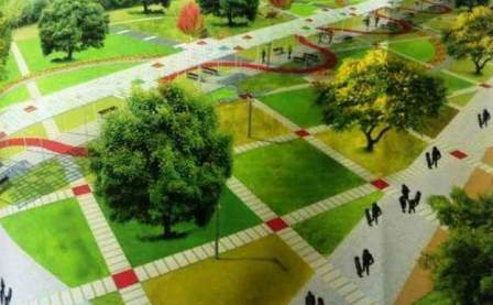 Projekti i parkut qendror i qytetit te Elbasanit